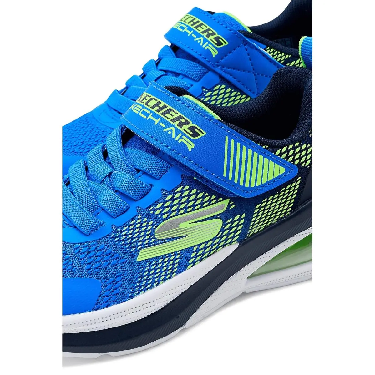 Skechers shoes - Blue/Lime 4