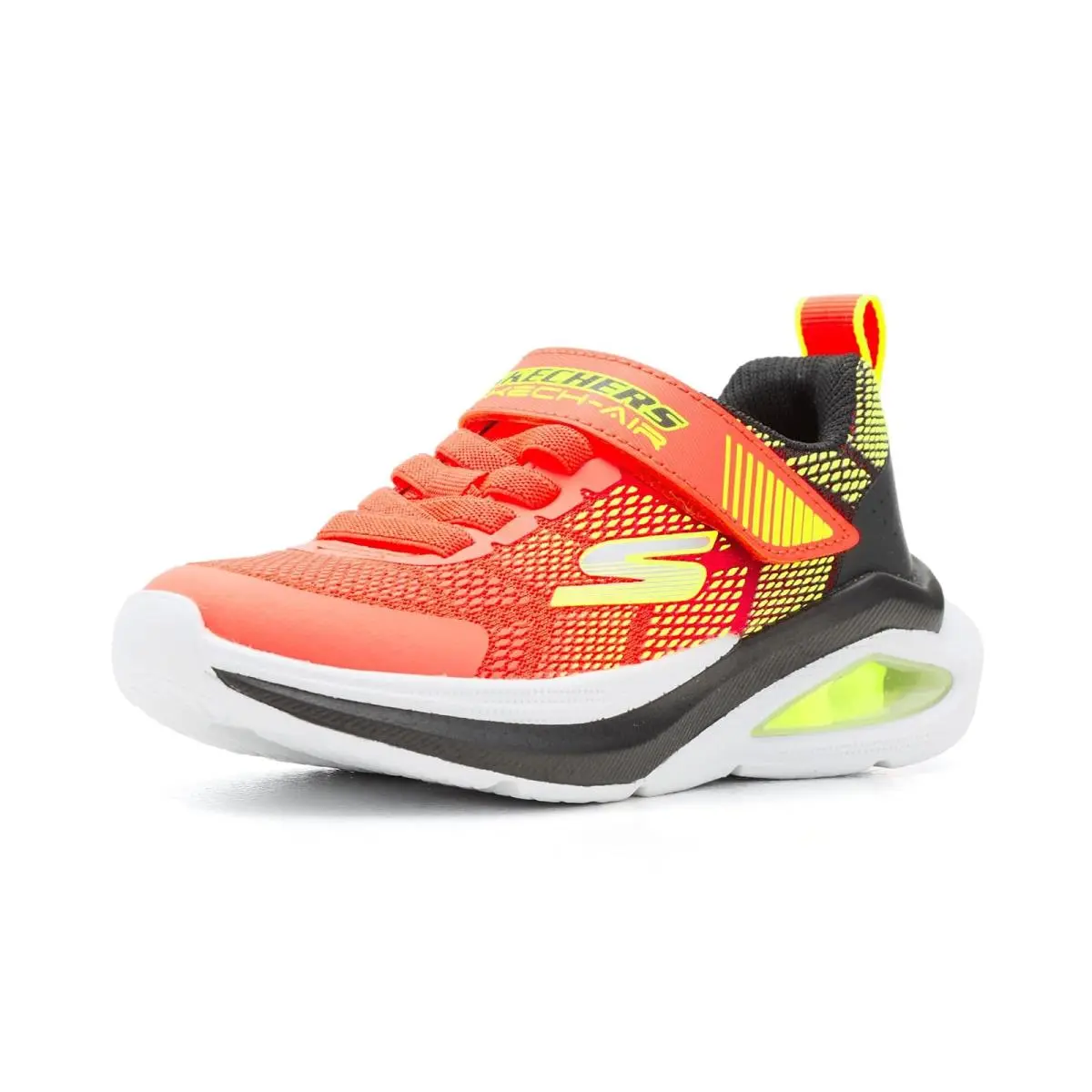 Boy`s Shoes  Kids Microspec Max Velocity 404110L Little Kid/big Kid Orange/Black by Skechers