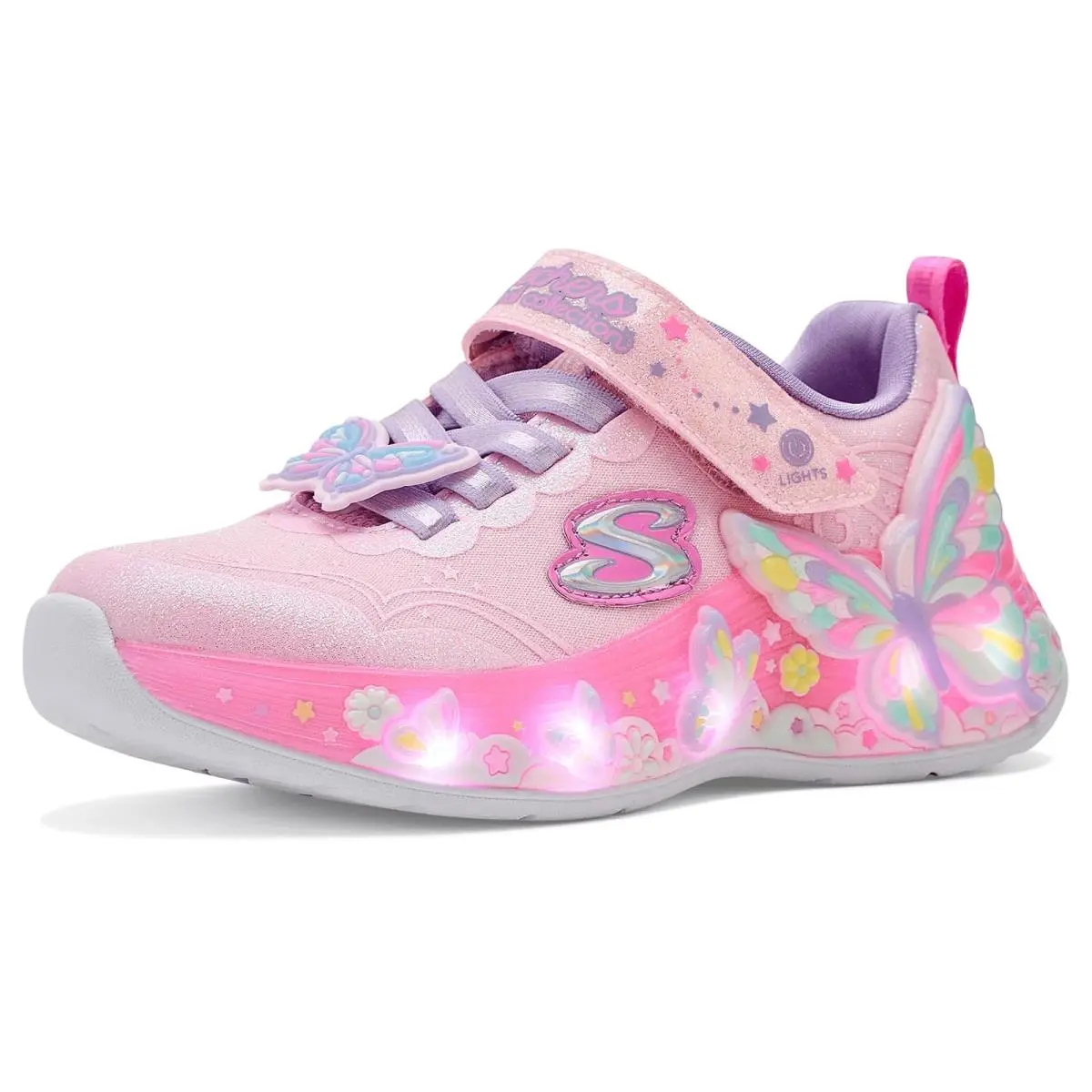 Girl`s Shoes Skechers Kids Butterfly Bliss 303065L Little Kid/big Kid
