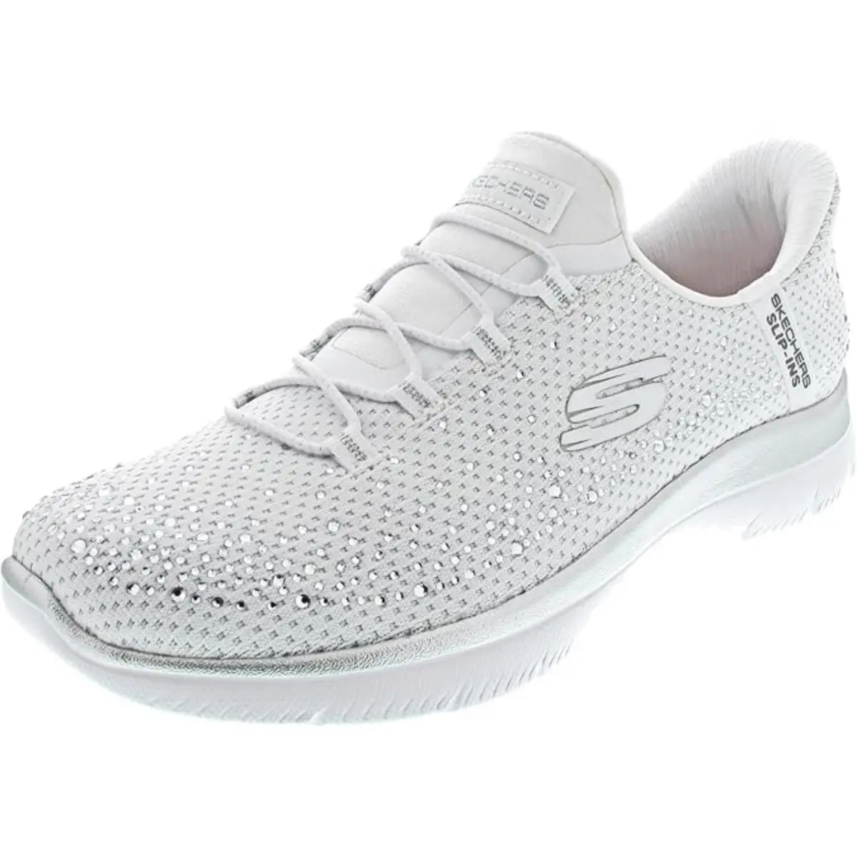 Women`s Summits-brilliant Shine Hands Free Slip-ins by Skechers