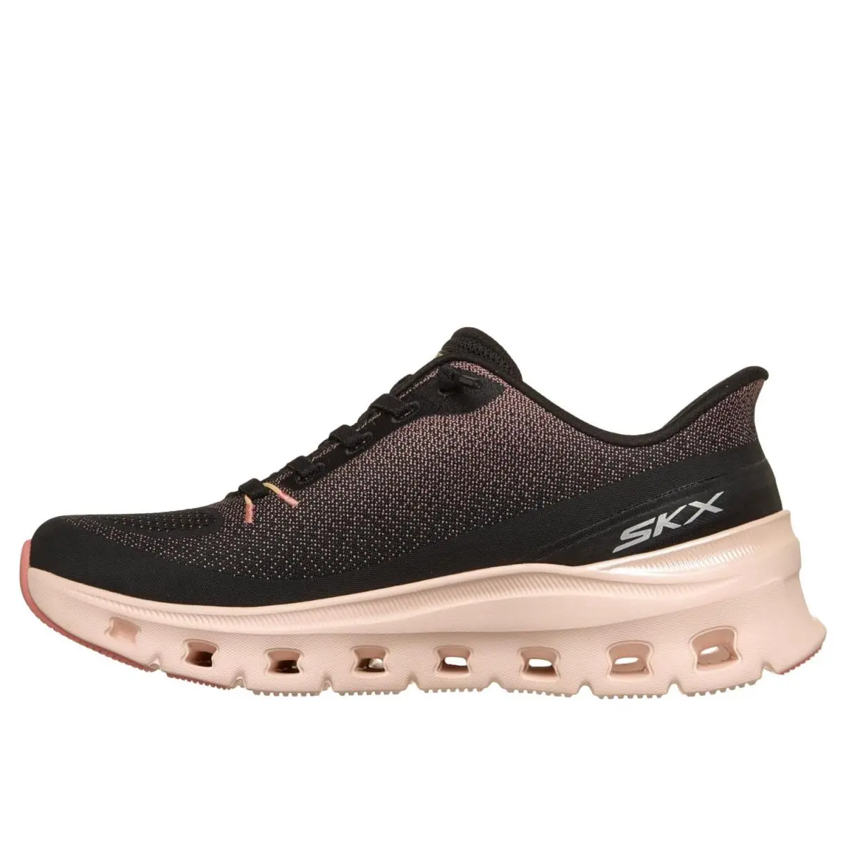Skechers shoes - BLACK/CORAL 2