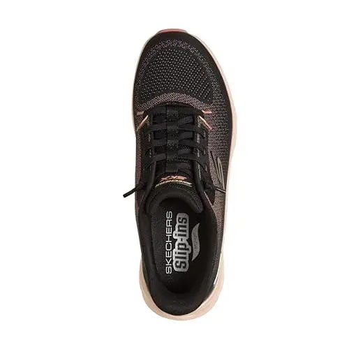 Skechers shoes - BLACK/CORAL 16