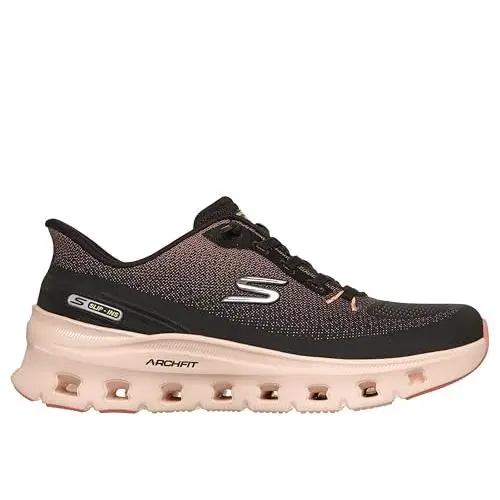Skechers shoes - BLACK/CORAL 17