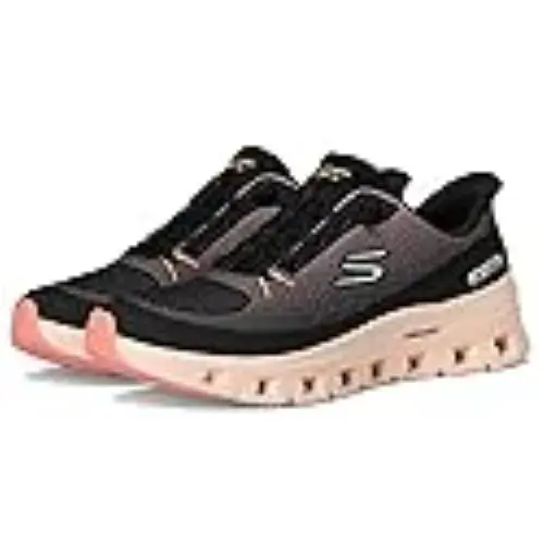 Skechers shoes - BLACK/CORAL 18