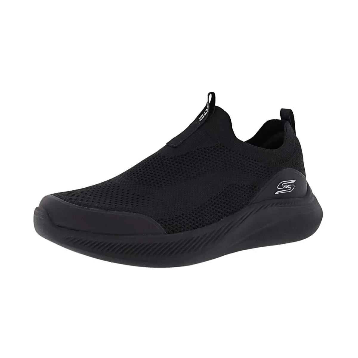 Skechers Men`s Bobs Moda Flex- Broad Acre 118156/BBK Walking Shoes