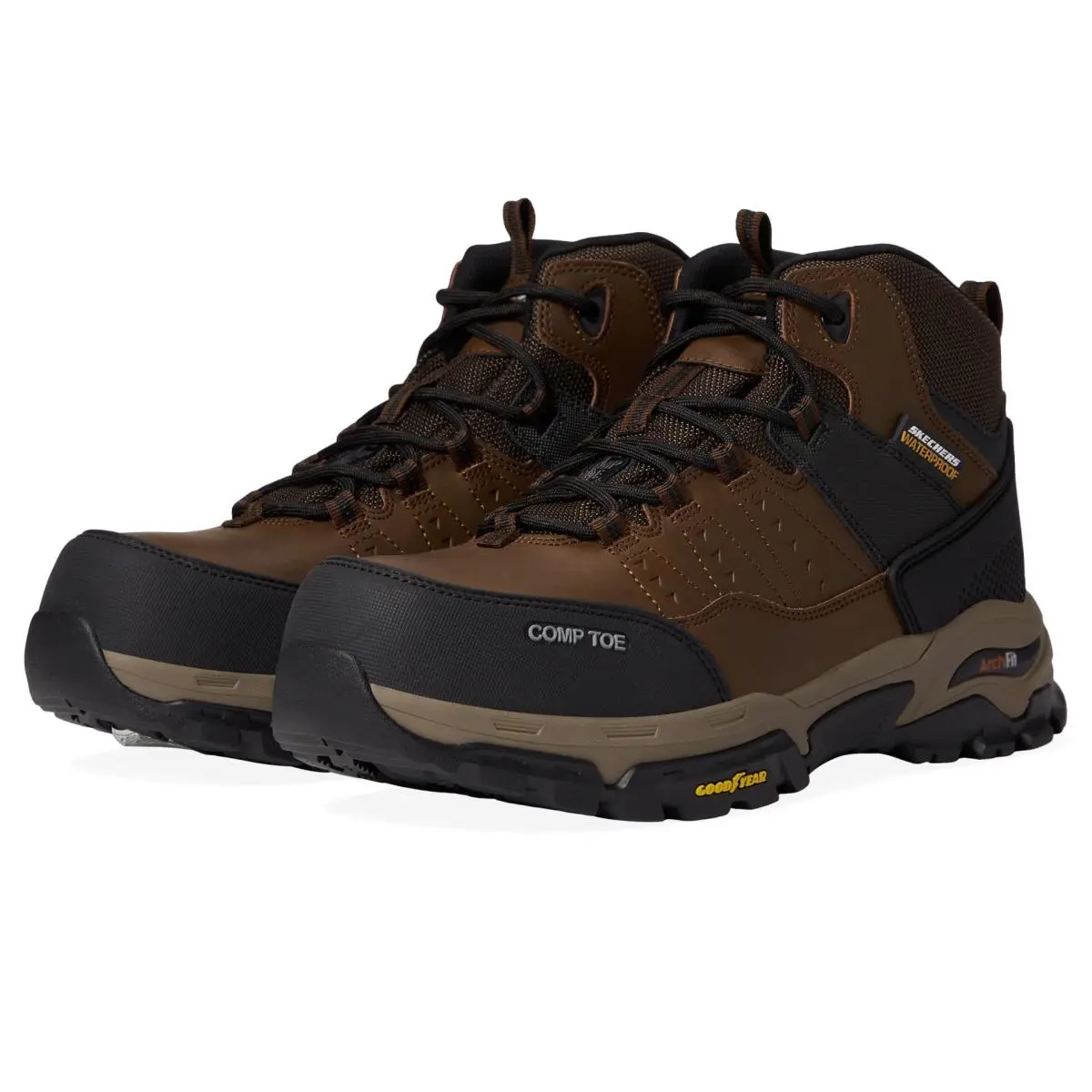 Men`s Work Arch Fit Tarver CT brown by Skechers