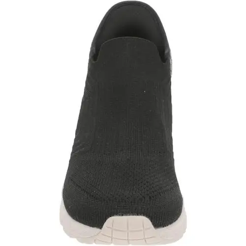 Skechers shoes - Slip-ins: Uno Wedge - Kickin` Knit - 177523 BLK - Black/White 9