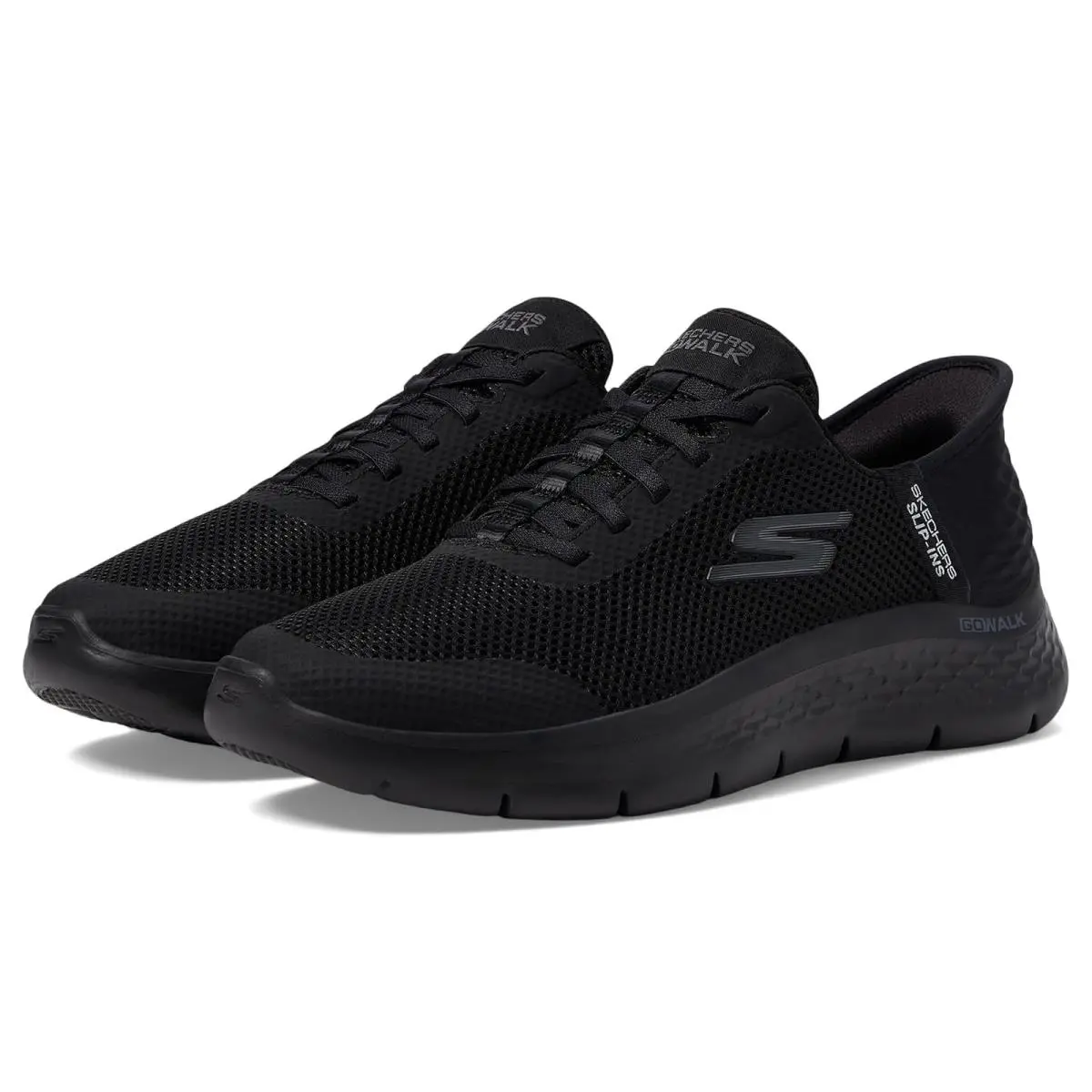 Woman`s  Performance Go Walk Flex Hands Free Slip-ins - Grand Entry Black by Skechers