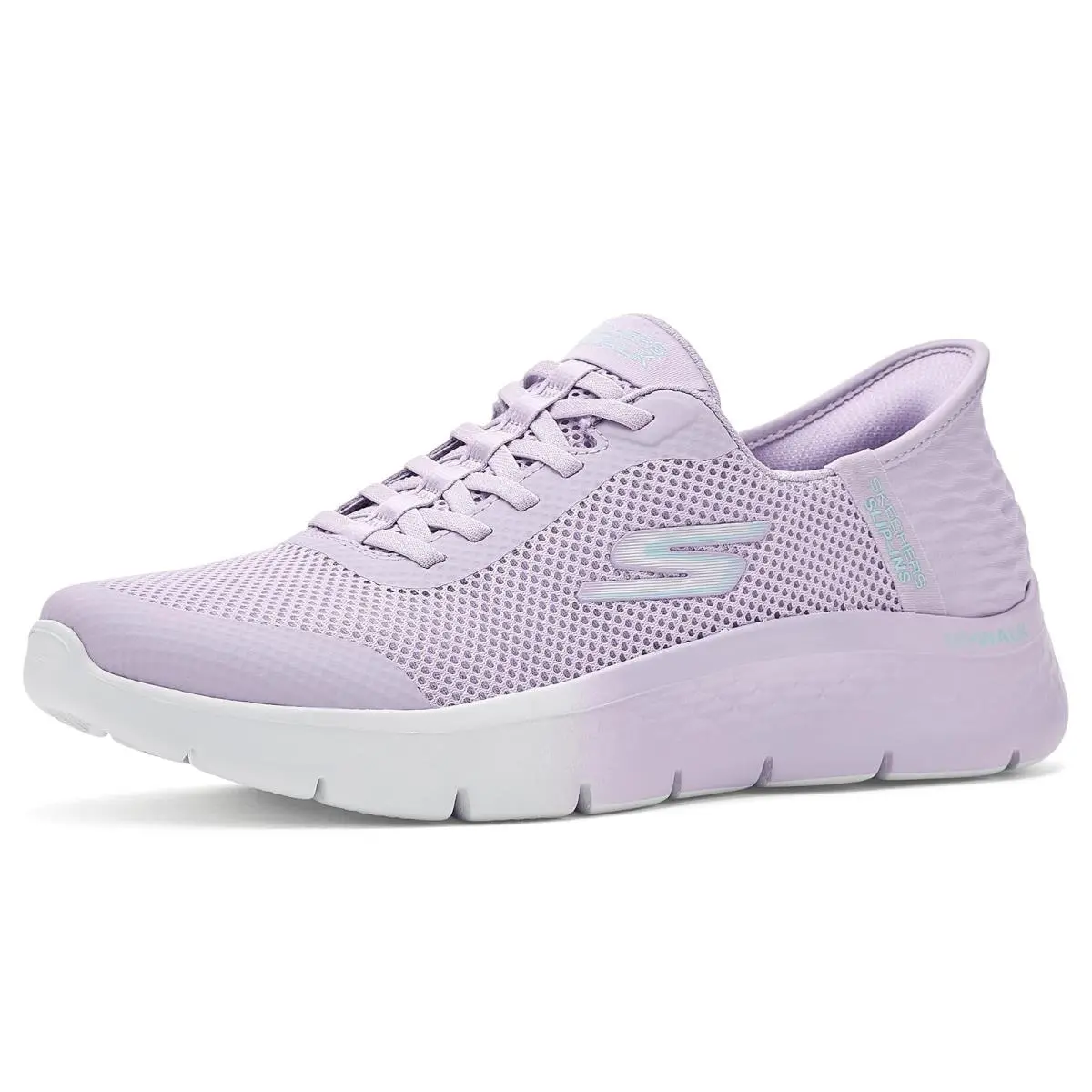 Woman`s  Performance Go Walk Flex Hands Free Slip-ins - Grand Entry Lavender/Aqua by Skechers