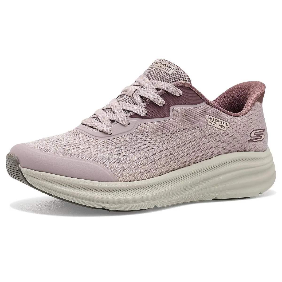 Woman`s Sneakers Athletic Shoes Bobs From  Skillz - Airy Stride Light Mauve by Skechers