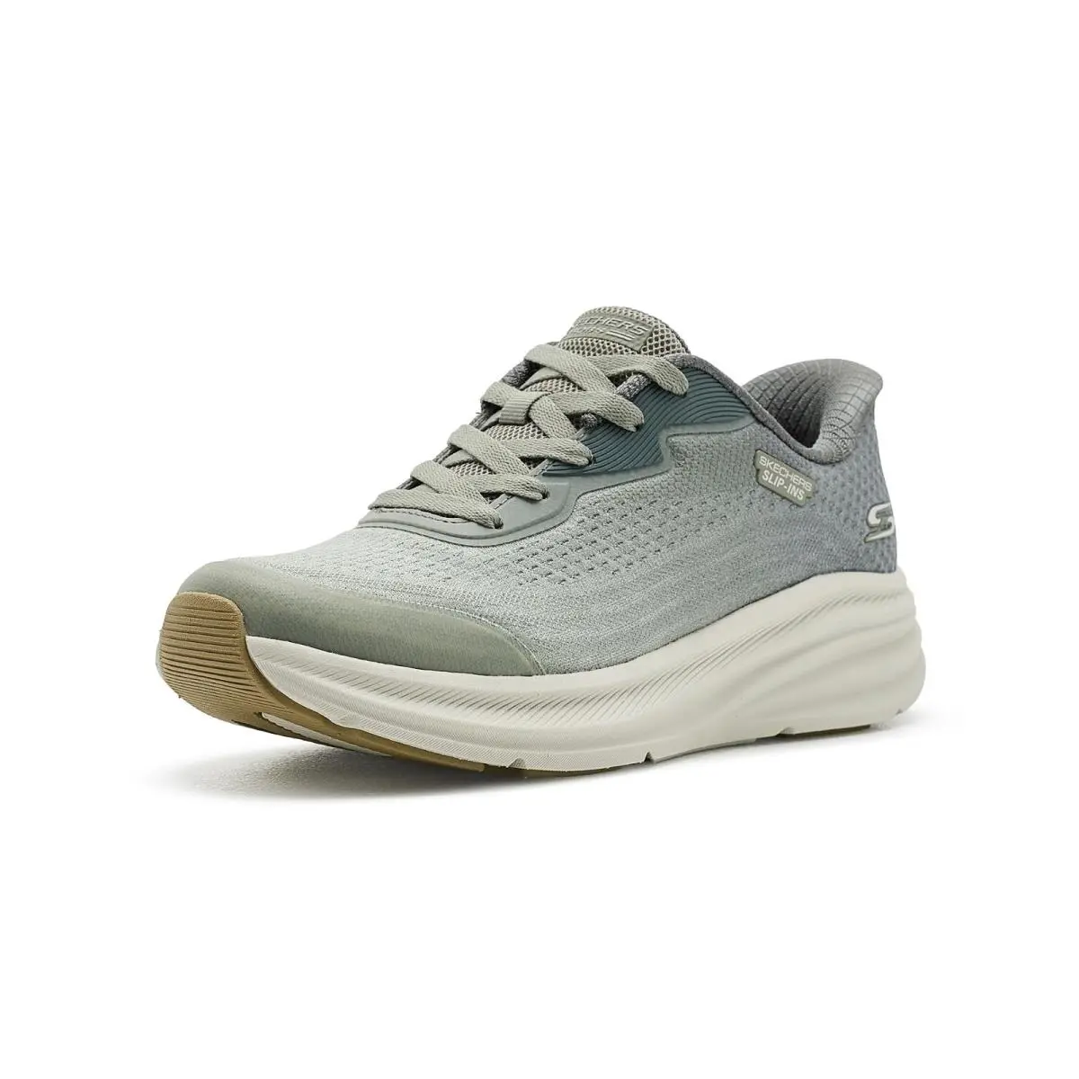 Woman`s Sneakers Athletic Shoes Bobs From  Skillz - Airy Stride Olive by Skechers