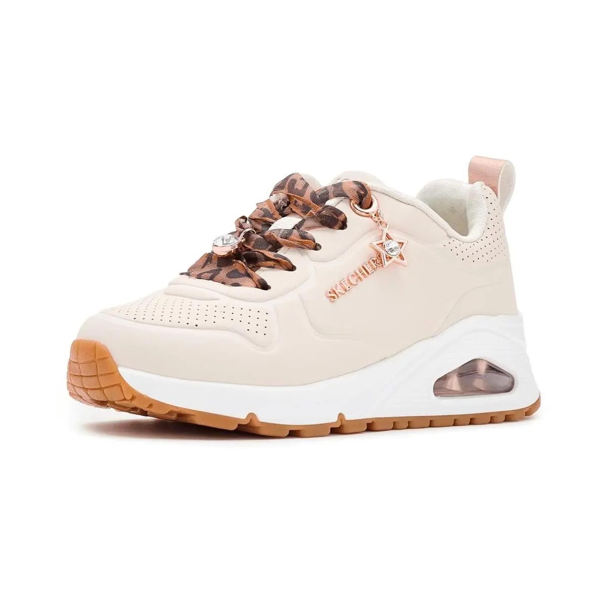 Girl`s Shoes  Kids Uno Gen1 310922L Little Kid/big Kid Natural by Skechers