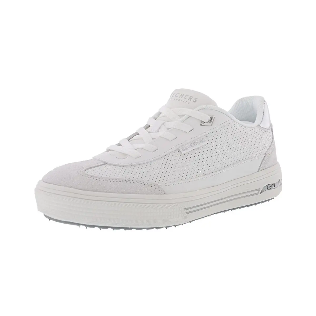 Women`s Arch Fit Arcade- Diamond Daze 177204/WHT Walking Shoes by Skechers