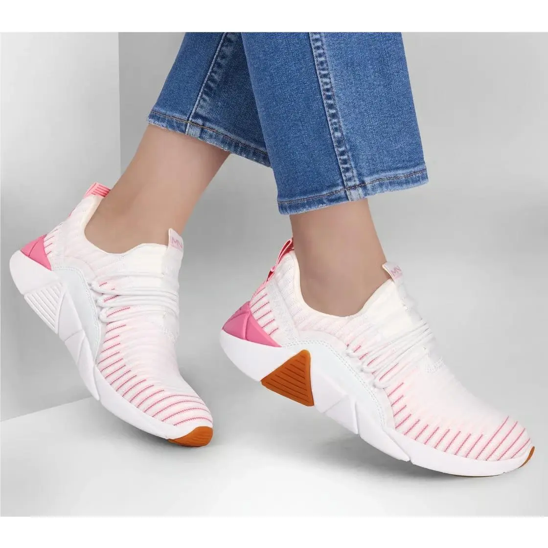 Skechers shoes - Mark Nason A Line - Zaci - 177681 WPK - White/Pink 8