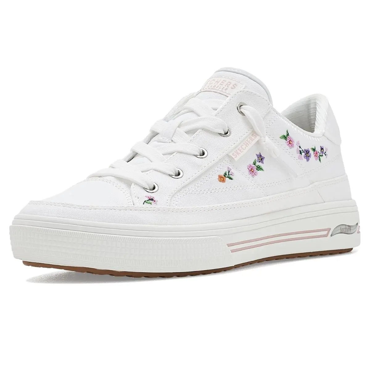 Woman`s Sneakers Athletic Shoes Skechers Arch Fit Arcade-subtle Bouque