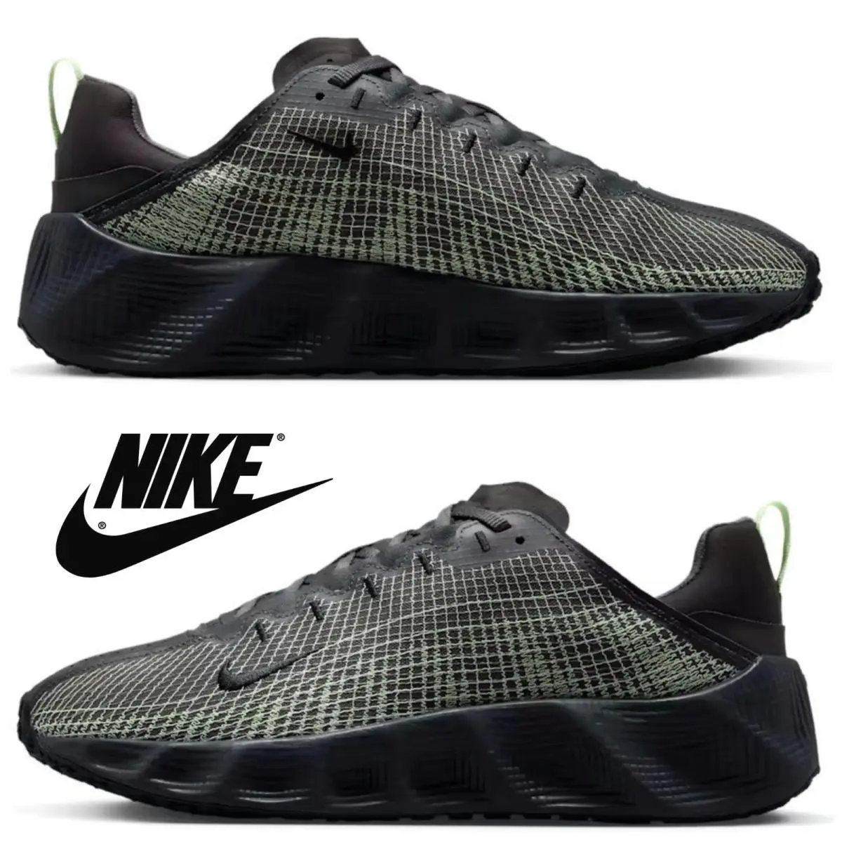 Nike shoes - Nike Ava Rover - Ava Rover - Gray, Maufacturer: Dark Smoke Grey/Smoke Grey/Light Liquid Lime/Black 8