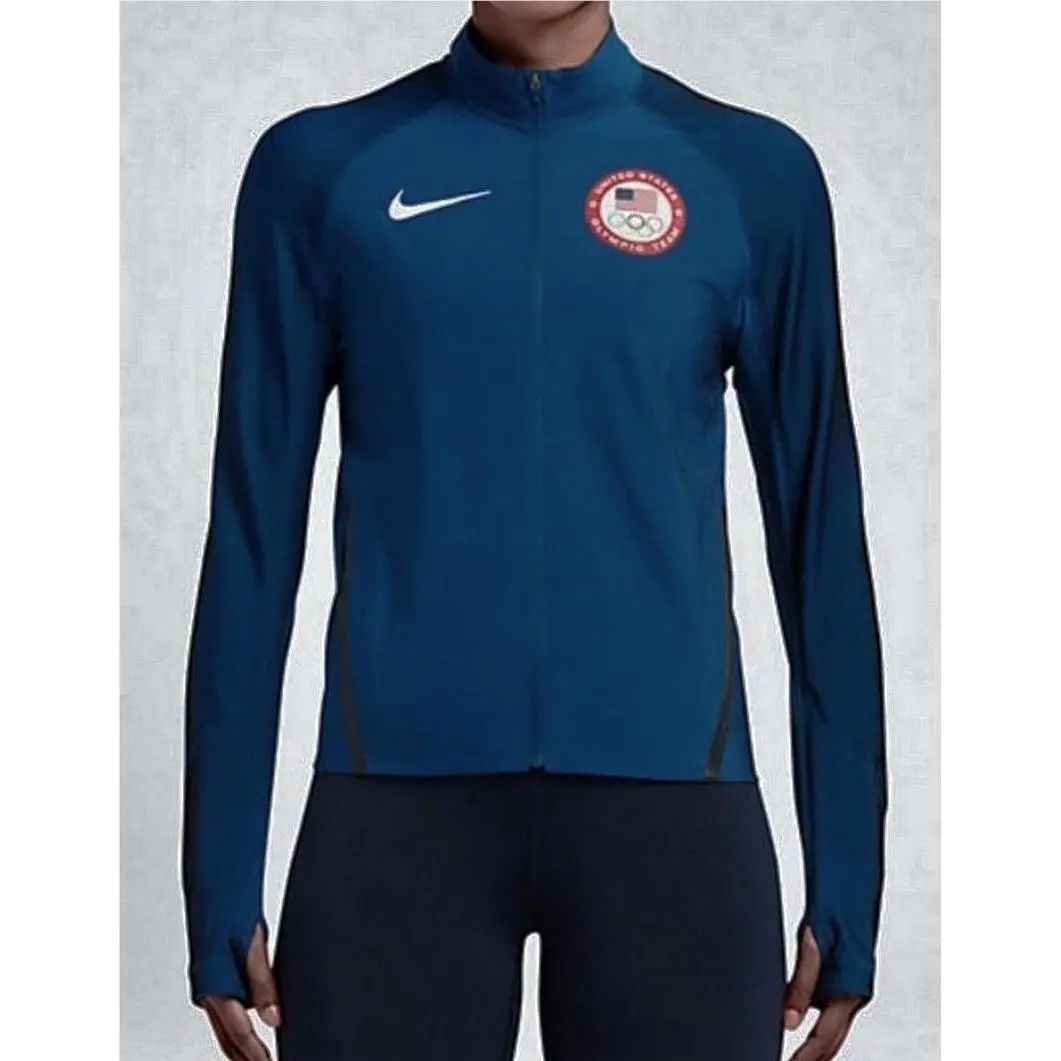 Nike clothing - NIKE USA Flex Team Olympic L/S Jacket - 807373 - Blue 10