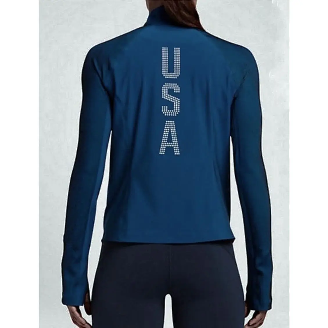 Nike clothing - NIKE USA Flex Team Olympic L/S Jacket - 807373 - Blue 11