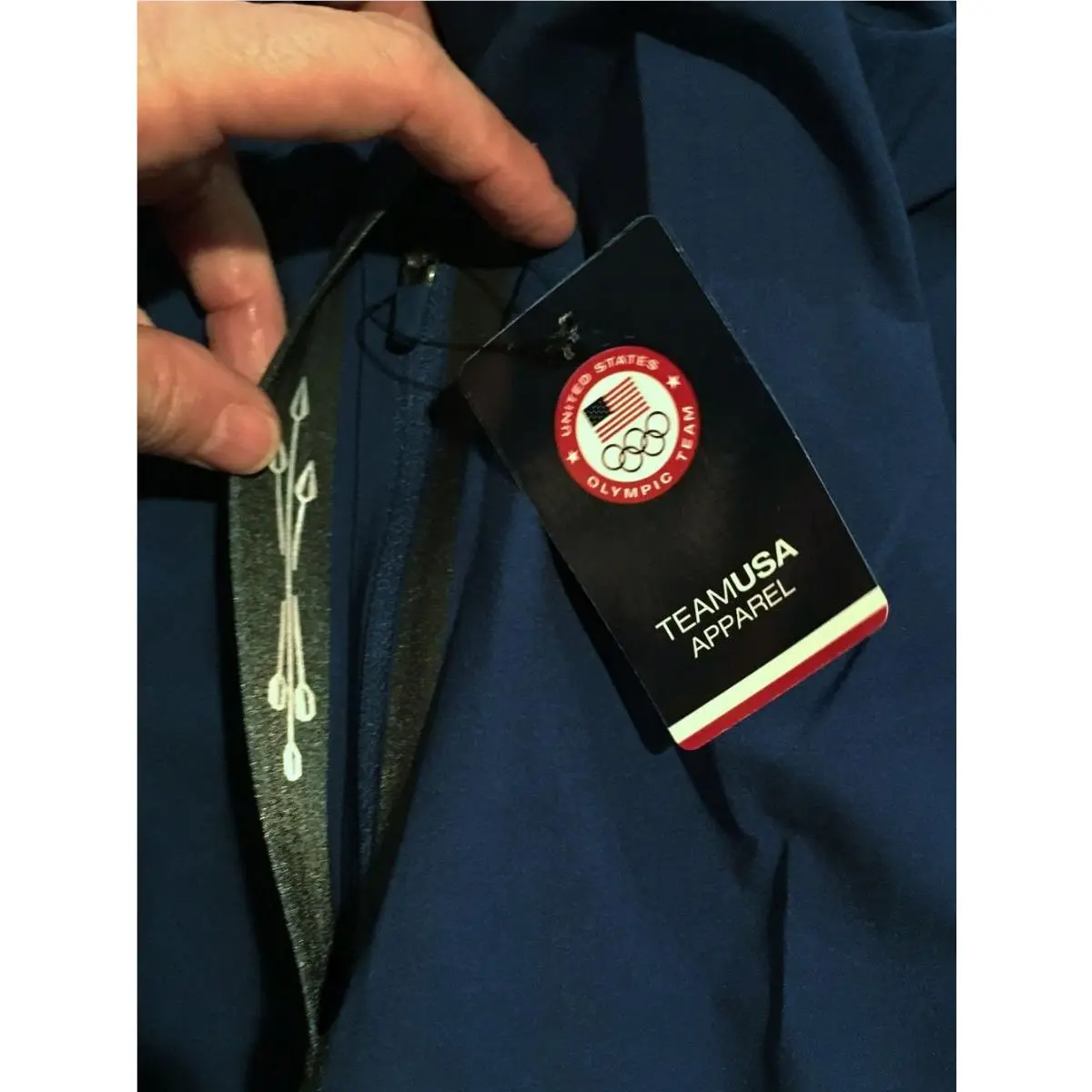 Nike clothing - NIKE USA Flex Team Olympic L/S Jacket - 807373 - Blue 4