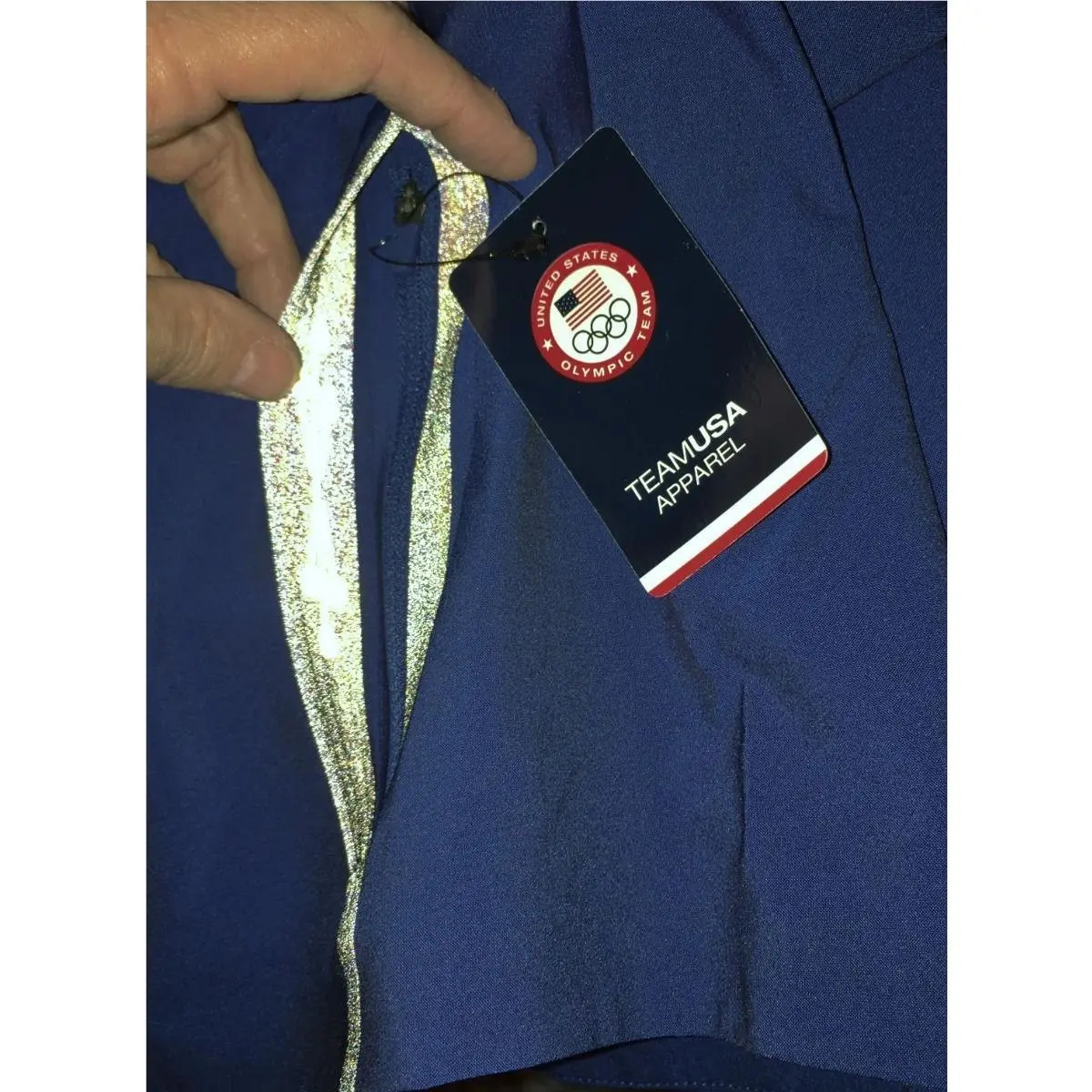 Nike clothing - NIKE USA Flex Team Olympic L/S Jacket - 807373 - Blue 7