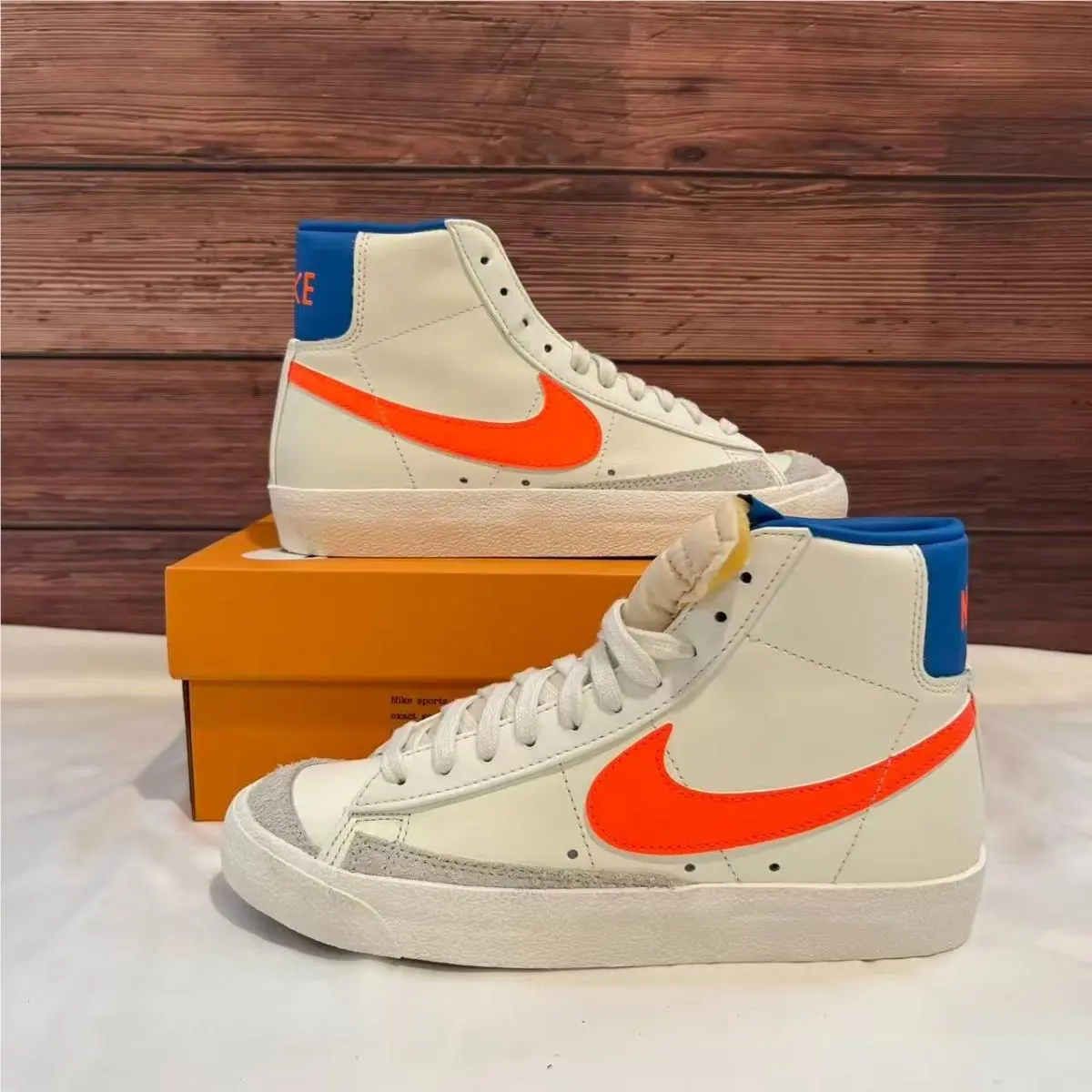 Nike shoes - Nike Blazer - Blazer - DQ4692-100 - Orange 14
