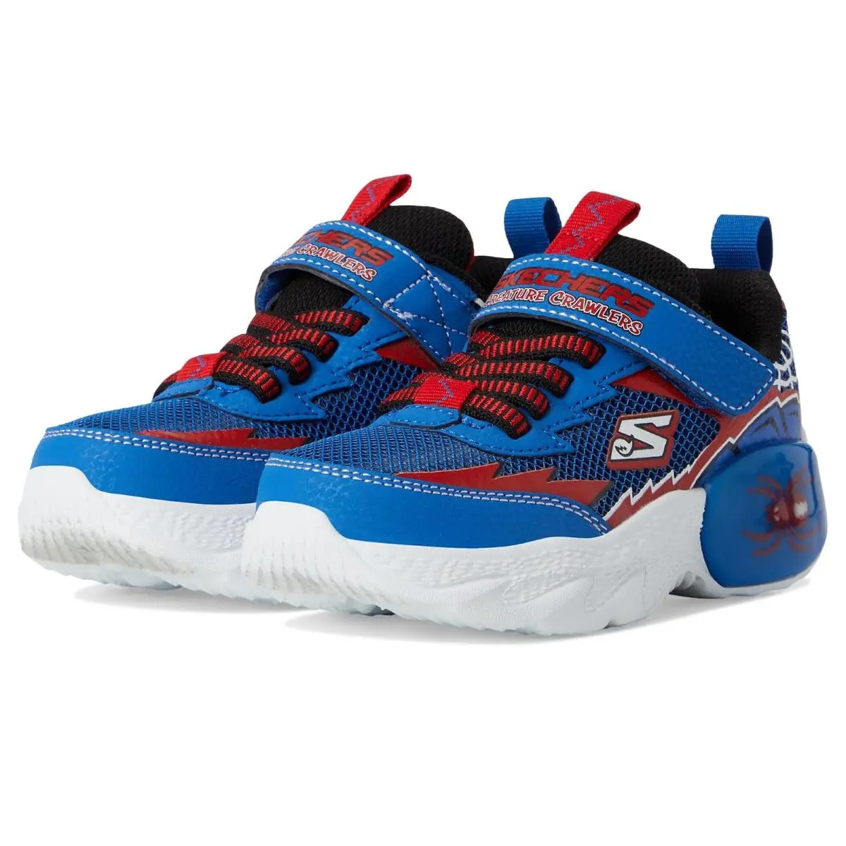 Boy`s Shoes  Kids Creature-crawlers 402120L Little Kid/big Kid Blue/Red by Skechers