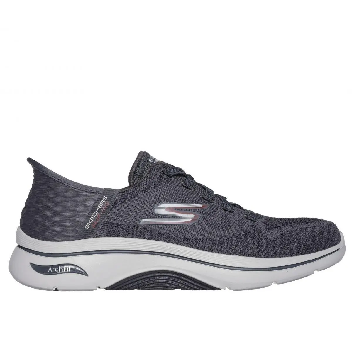 Skechers shoes - Charcoal/Red 3