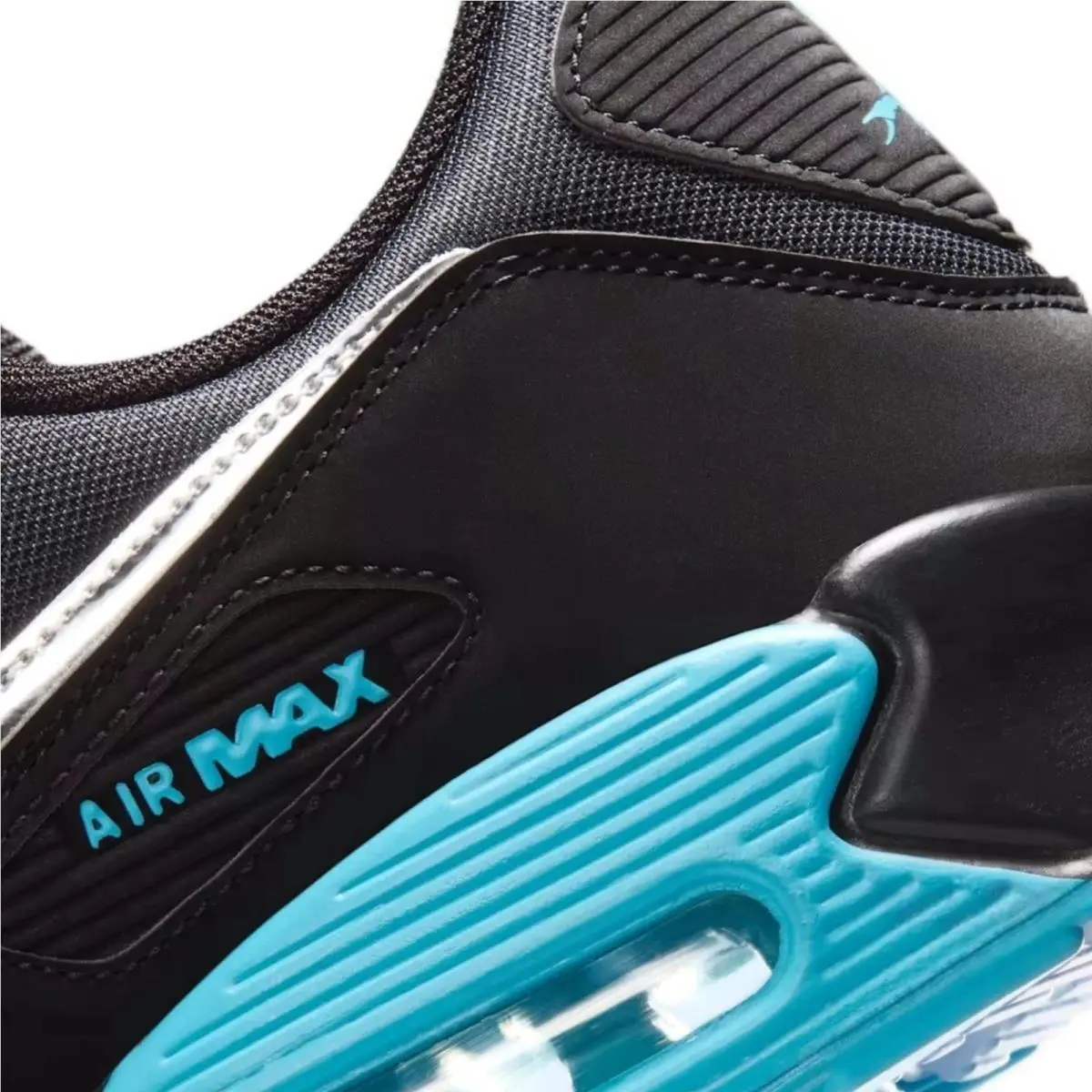 Nike shoes - Nike Air Max 90 - Air Max - Black, Maufacturer: Black/Gamma Blue/Ice/Chrome 24