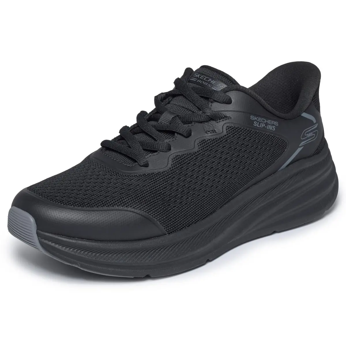 Bobs Men`s Skillz Slip-ins Sneaker Blk 6.5 black black by Skechers
