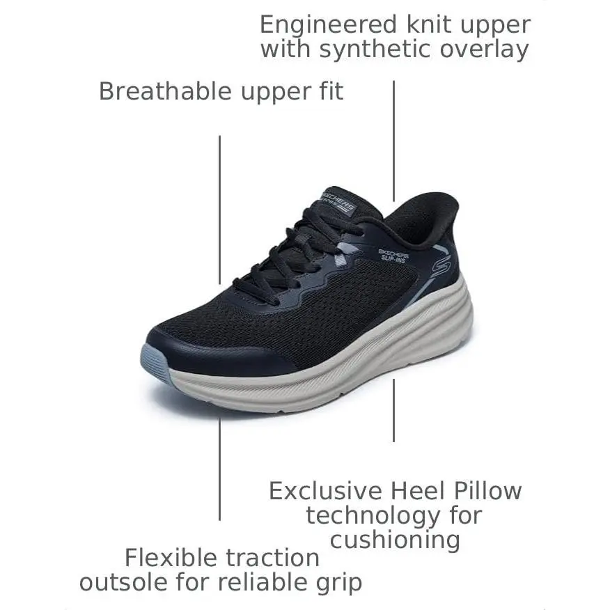 Skechers shoes - 118431 - 118431 - black white 4