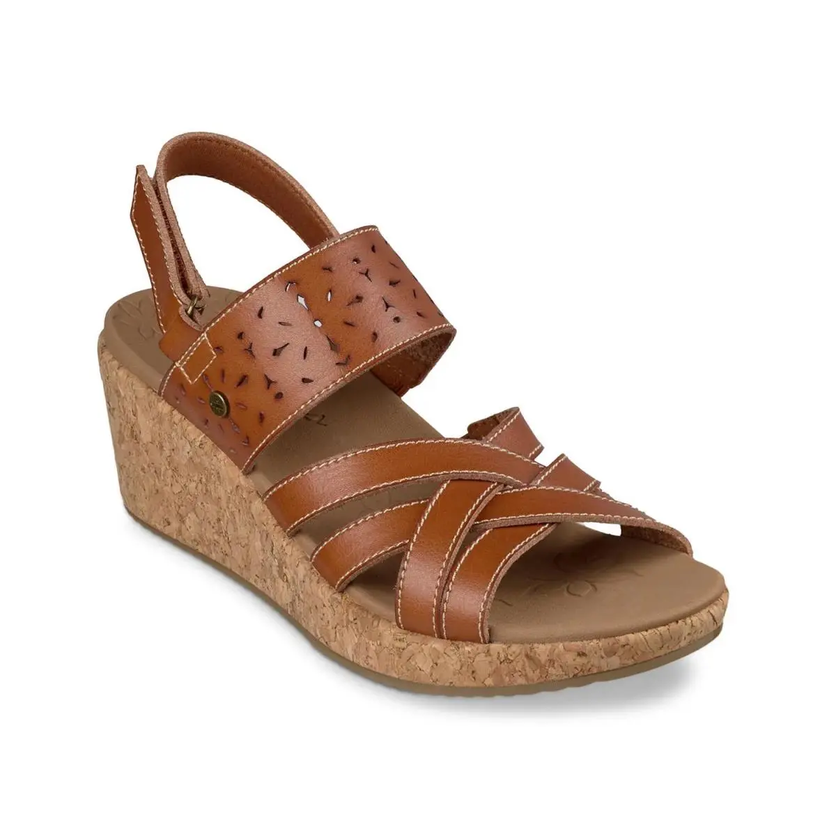 Woman`s Casual Sandals  Arch Fit Beverlee 2.0 Natural Era Wedge Sandal by Skechers