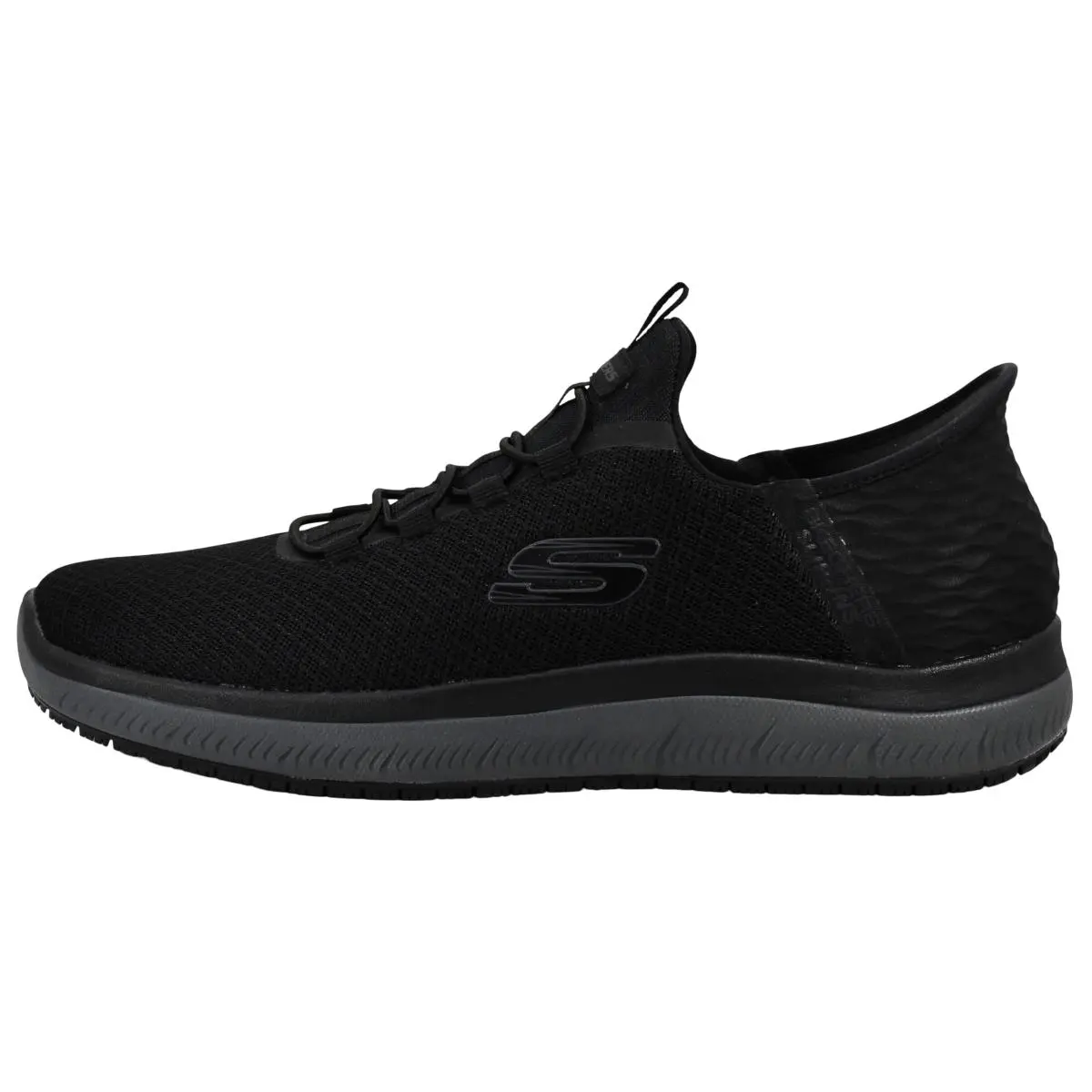 Skechers shoes - summits colsin sr hands free slip ins - black charcoal 5