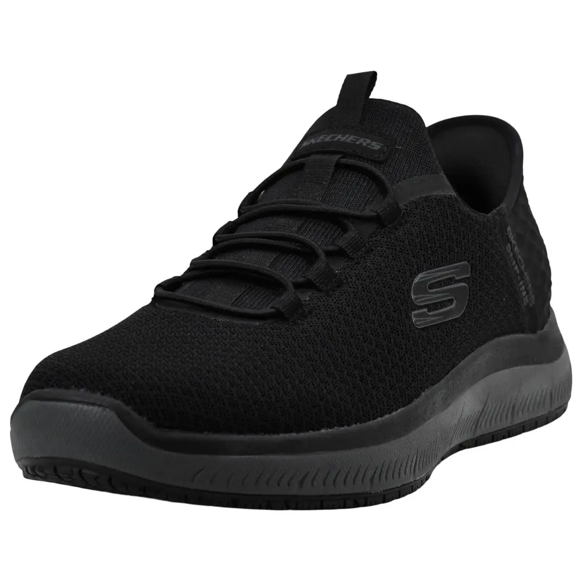 Skechers shoes - summits colsin sr hands free slip ins - black charcoal 6
