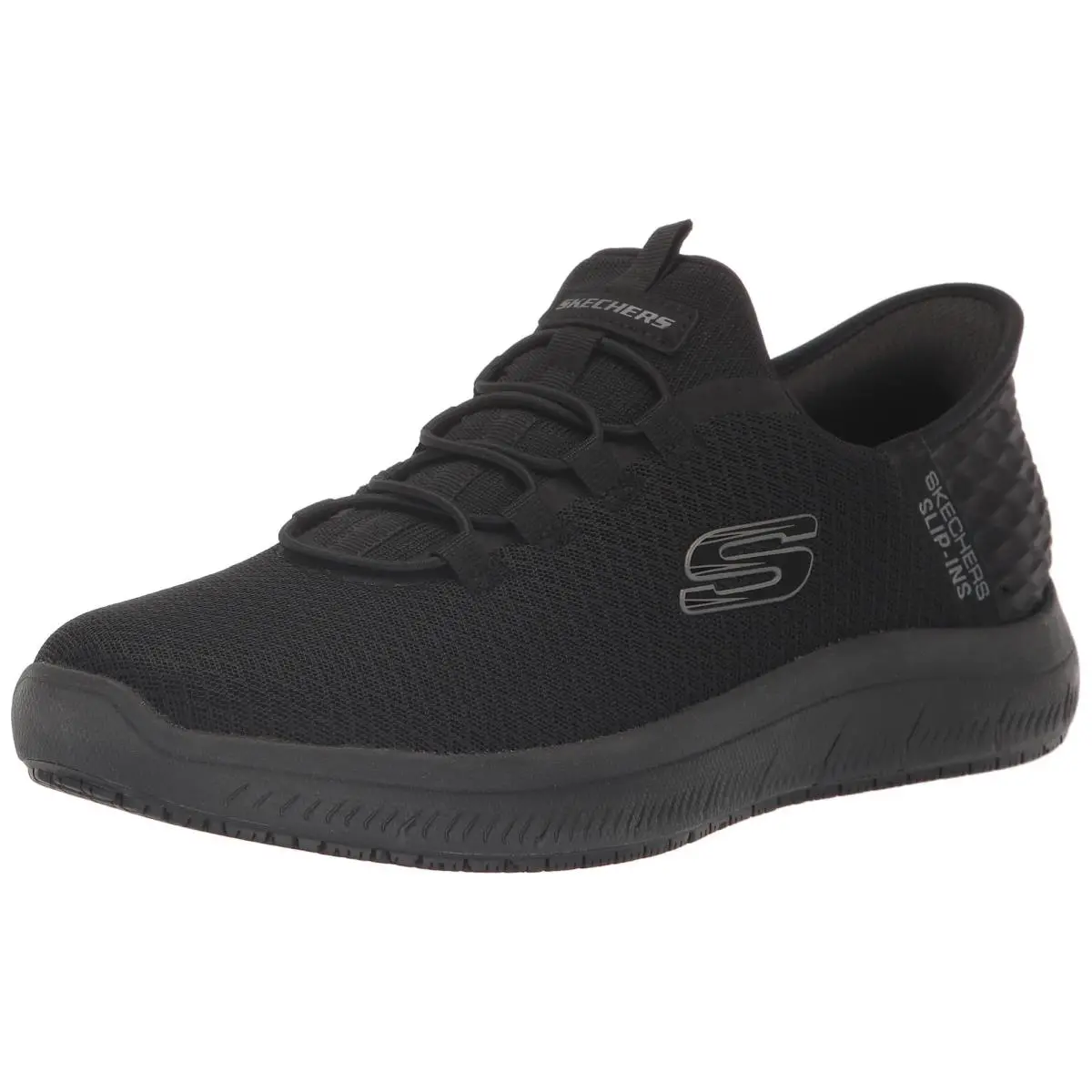 Skechers shoes - summits colsin sr hands free slip ins - black charcoal 13