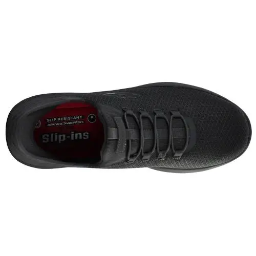 Skechers shoes - summits colsin sr hands free slip ins - black charcoal 21