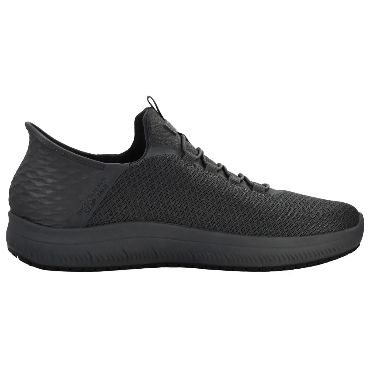Skechers shoes - summits colsin sr hands free slip ins - black charcoal 22