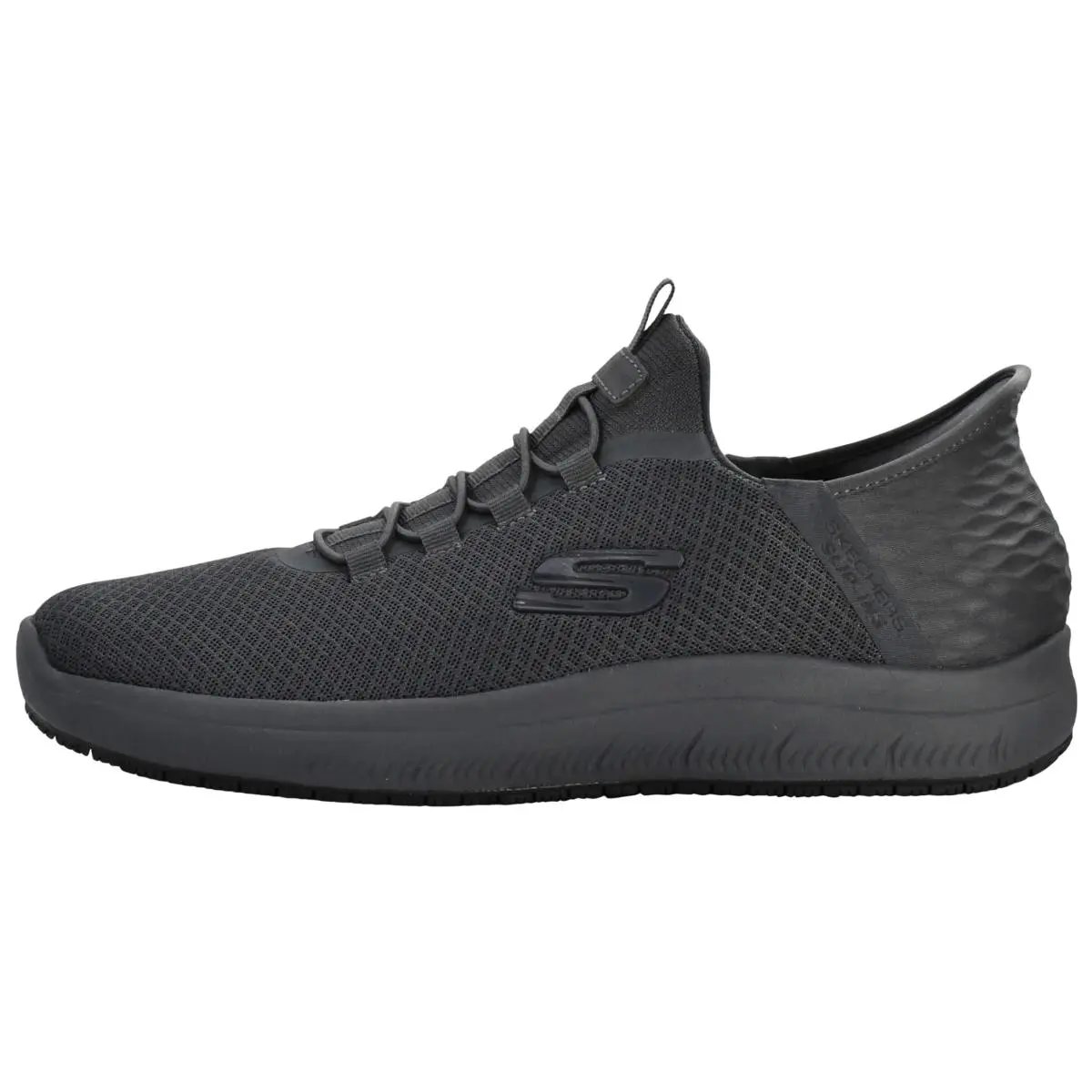 Skechers shoes - summits colsin sr hands free slip ins - black charcoal 23