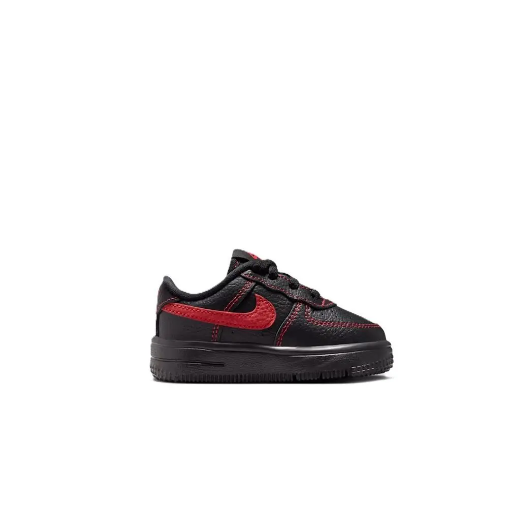 Toddler`s Nike Force 1 Low LV8 3 Lace Black/university Red-black IM7995 001