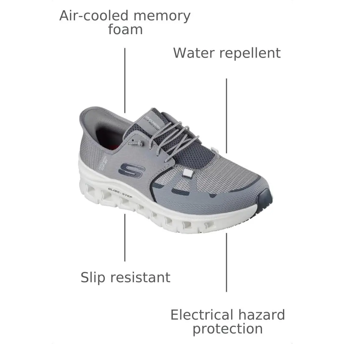 Skechers shoes - 200337 - 200337 - black grey 5