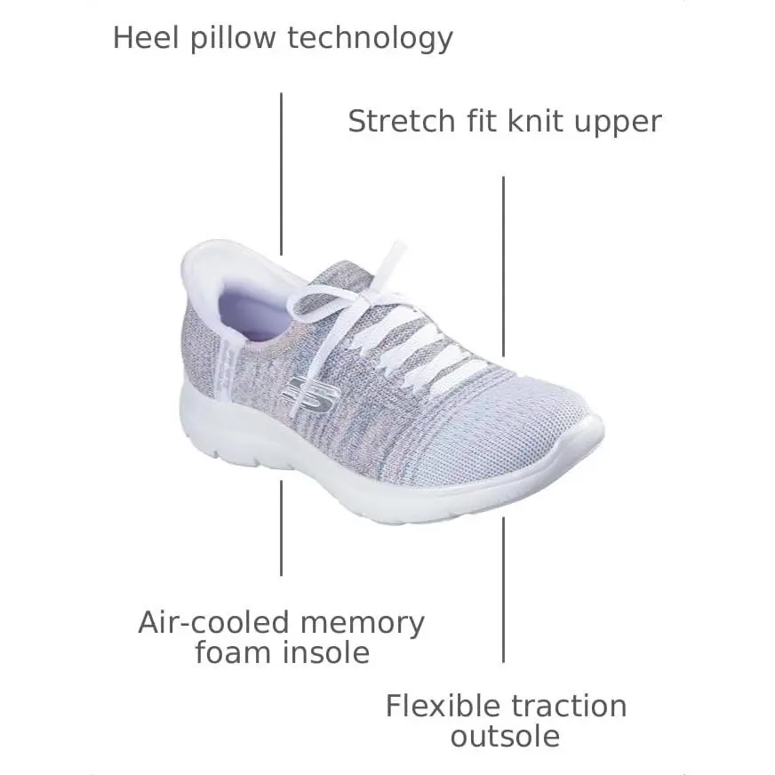 Skechers shoes - 150274 - 150274-WMLT - white multi wmlt 1
