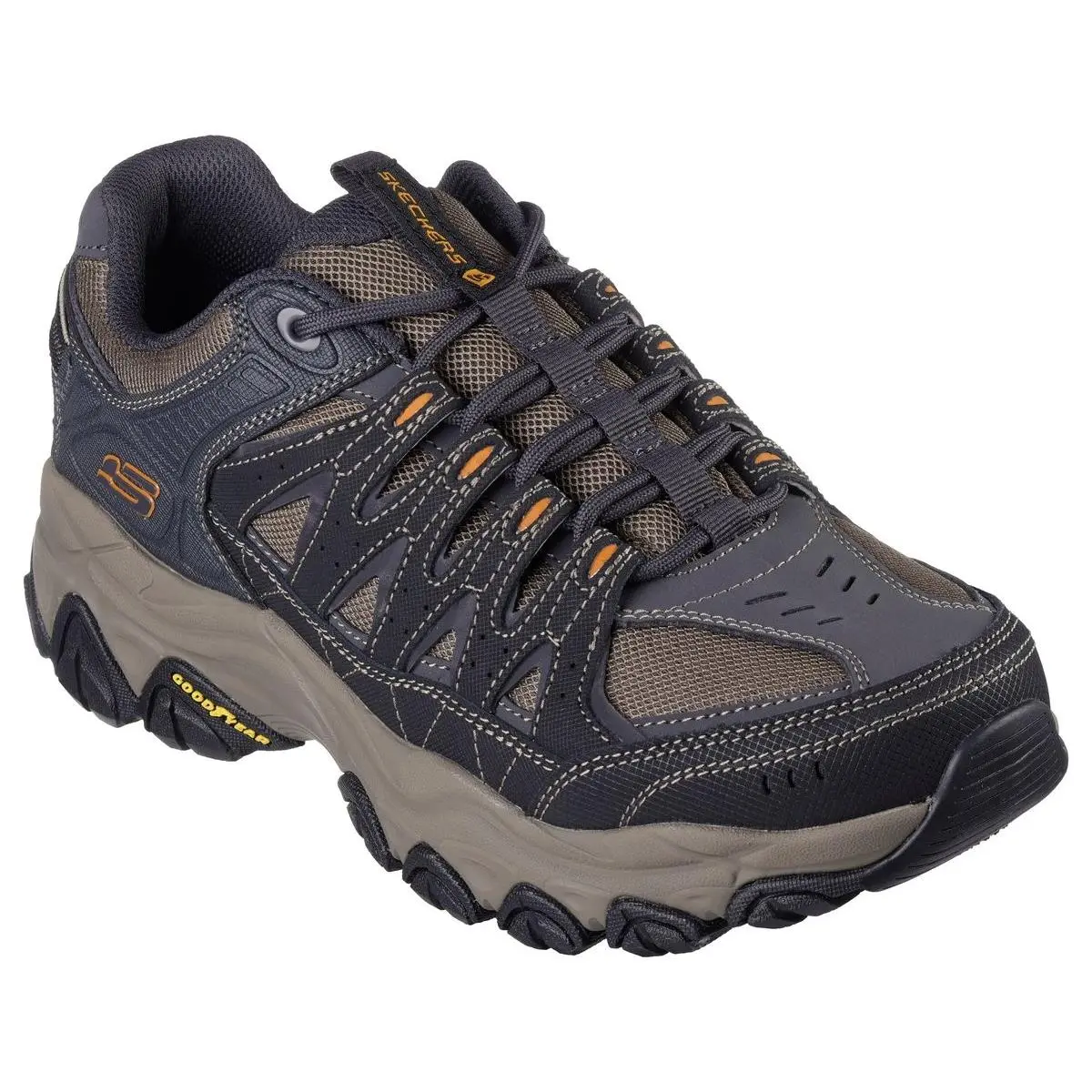 Skechers shoes - CHARCOAL/GOLD 9
