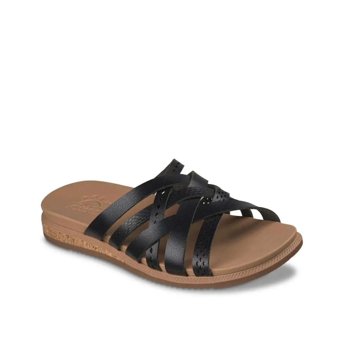 Woman`s Casual Sandals Skechers Bobs Desert Kiss Low Sunny Strolls Sandal