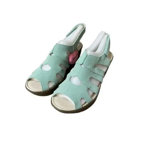 Skechers Women`s Parallel Stylin Suede Wedge Peep Toe Sandals