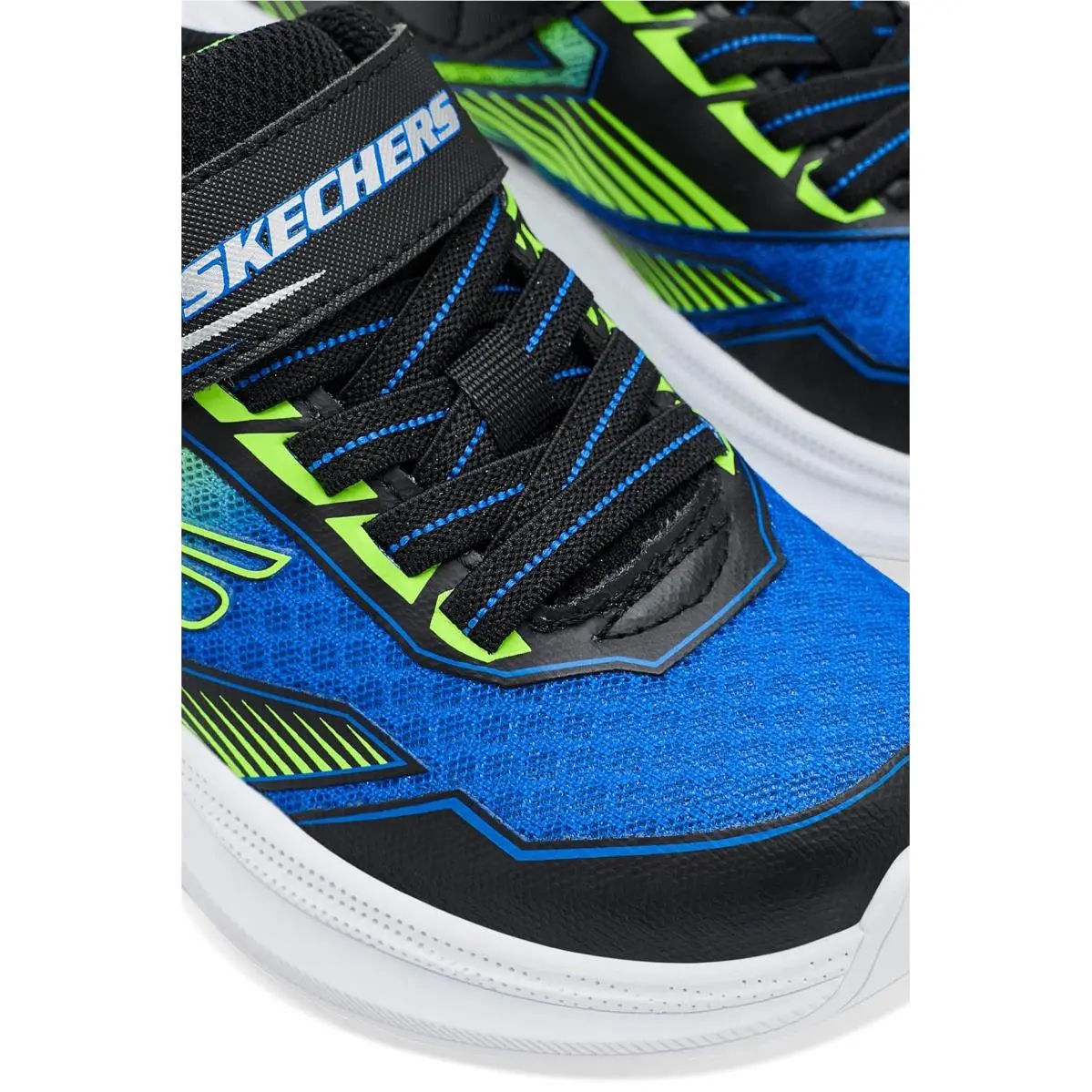 Skechers shoes - Black/Blue/Lime 4