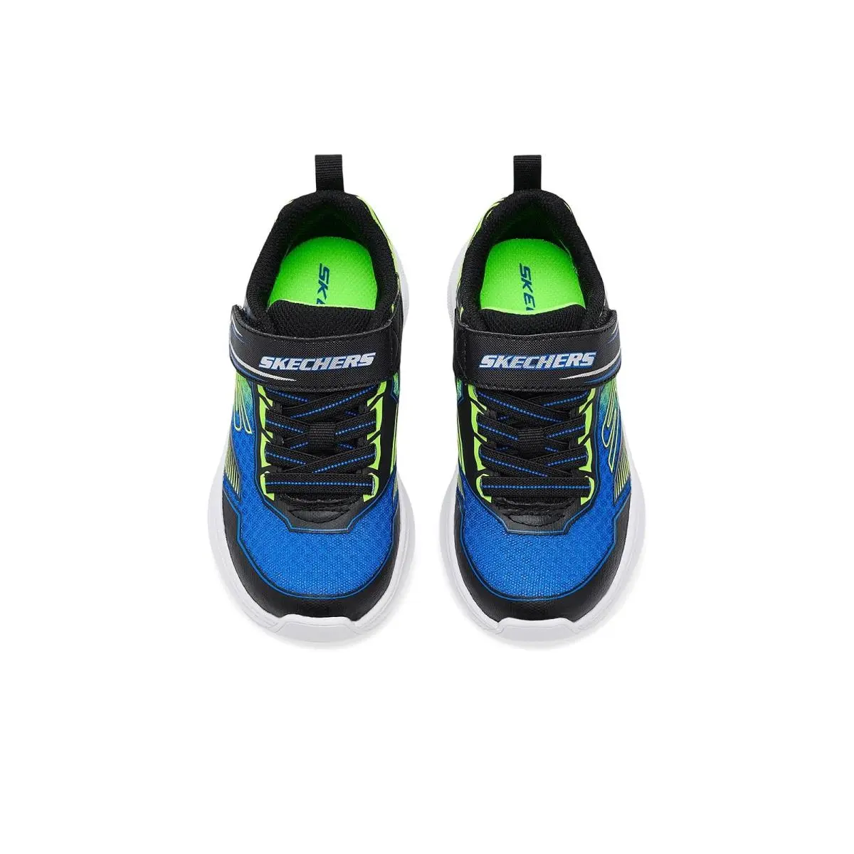 Skechers shoes - Black/Blue/Lime 7