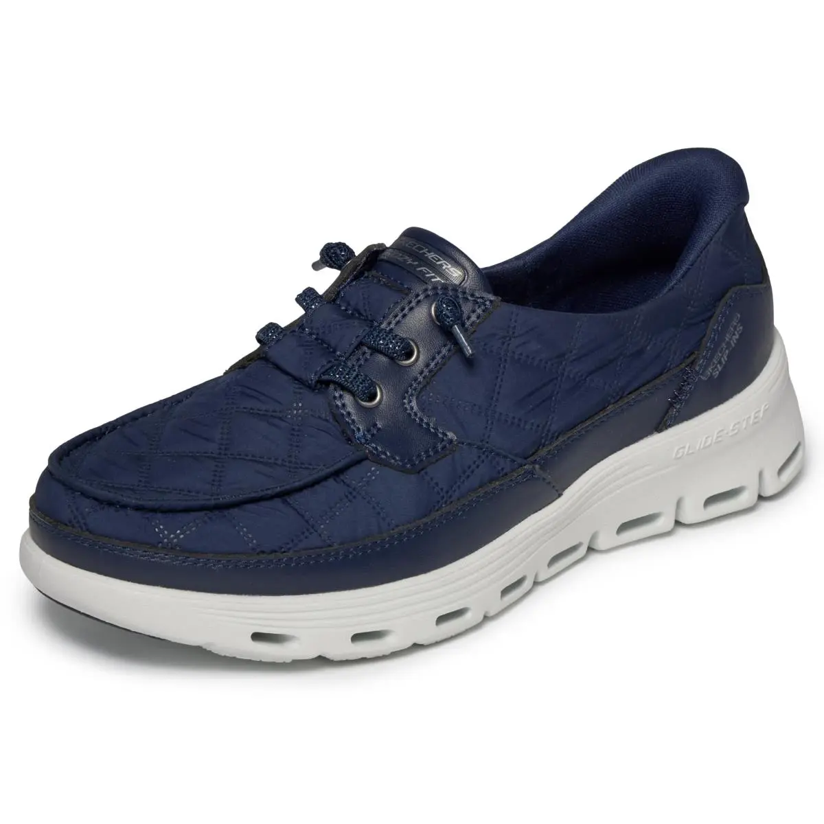 Women`s On-the-go Glide-step Serene - Newport White/gold 5.5 by Skechers