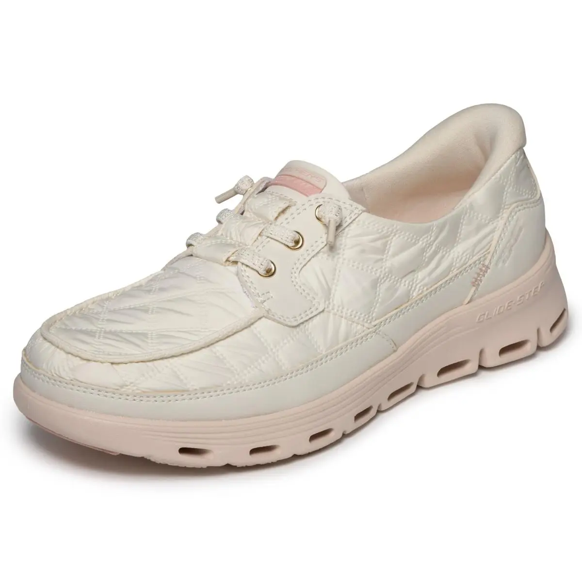 Women`s On-the-go Glide-step Serene - Newport White/gold 5.5 natural by Skechers