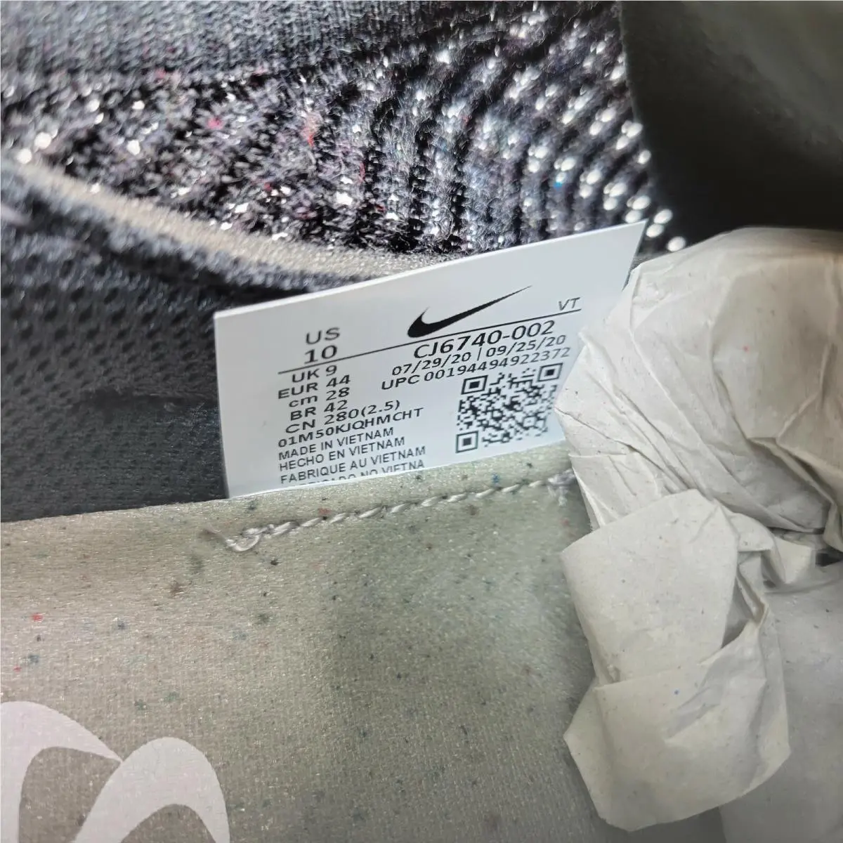Nike shoes - Nike Air Vapormax Flyknit - Air Vapormax Flyknit - CJ6740002 - Black 8