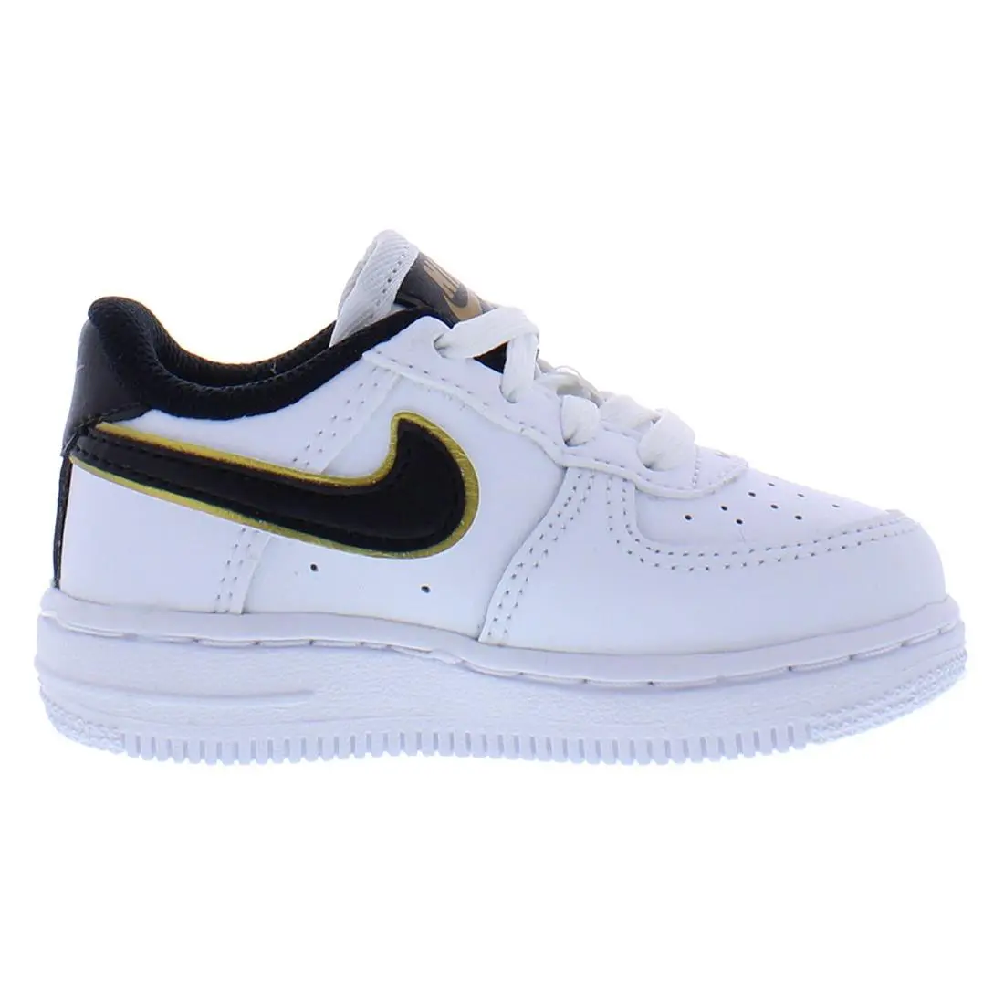 Nike shoes - DM3387100 - DM3387100 - White/Black/Metallic Gold, Main: White 1