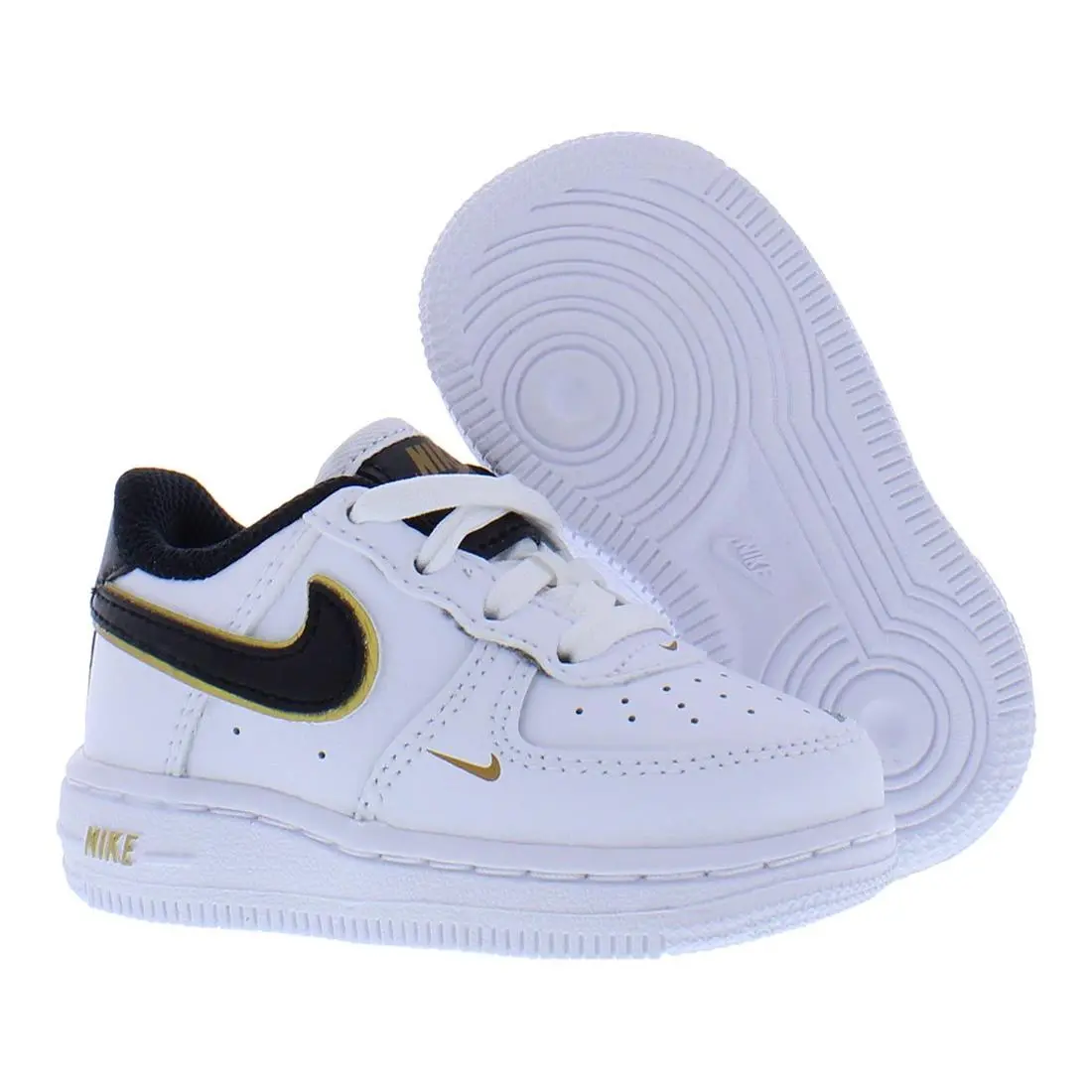 Nike shoes - DM3387100 - DM3387100 - White/Black/Metallic Gold, Main: White 3